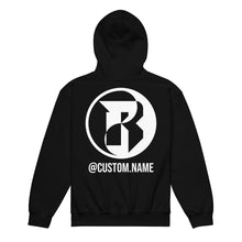 Load image into Gallery viewer, Youth "Custom Name" Rapture Hoodie (front & back print)