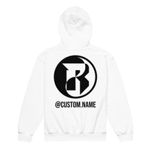 Load image into Gallery viewer, Youth "Custom Name" Rapture Hoodie (front & back print)