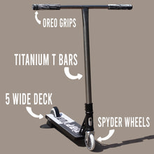 Load image into Gallery viewer, Rapture Custom Scooter Build - (5 Wide with Titanium T-Bars)