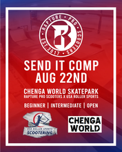 Load image into Gallery viewer, 2026 Rapture Pro Scooters X USARS Scootering SEND IT Comp REGISTRATION
