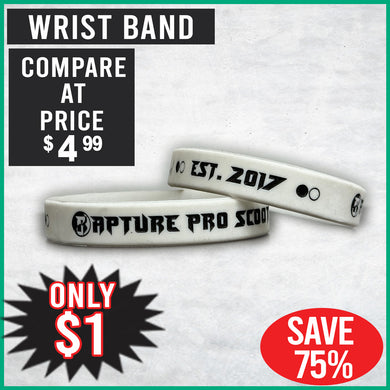 White Rapture Wristband V6
