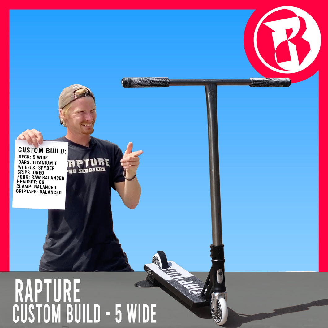 Scooter Builds Rapture Custom Scooter Build - (5 Wide with Titanium T-Bars ...