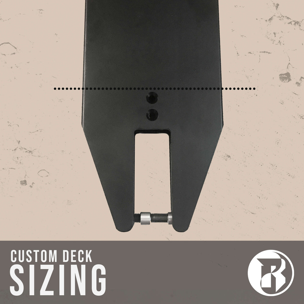 Custom Deck Sizing