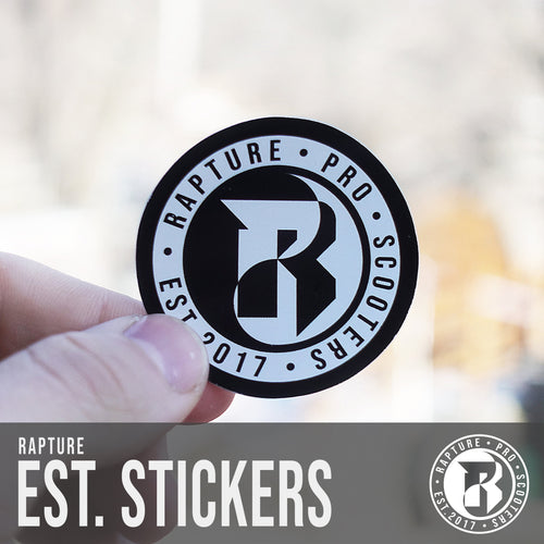 Rapture Pro Scooters Established Stickers