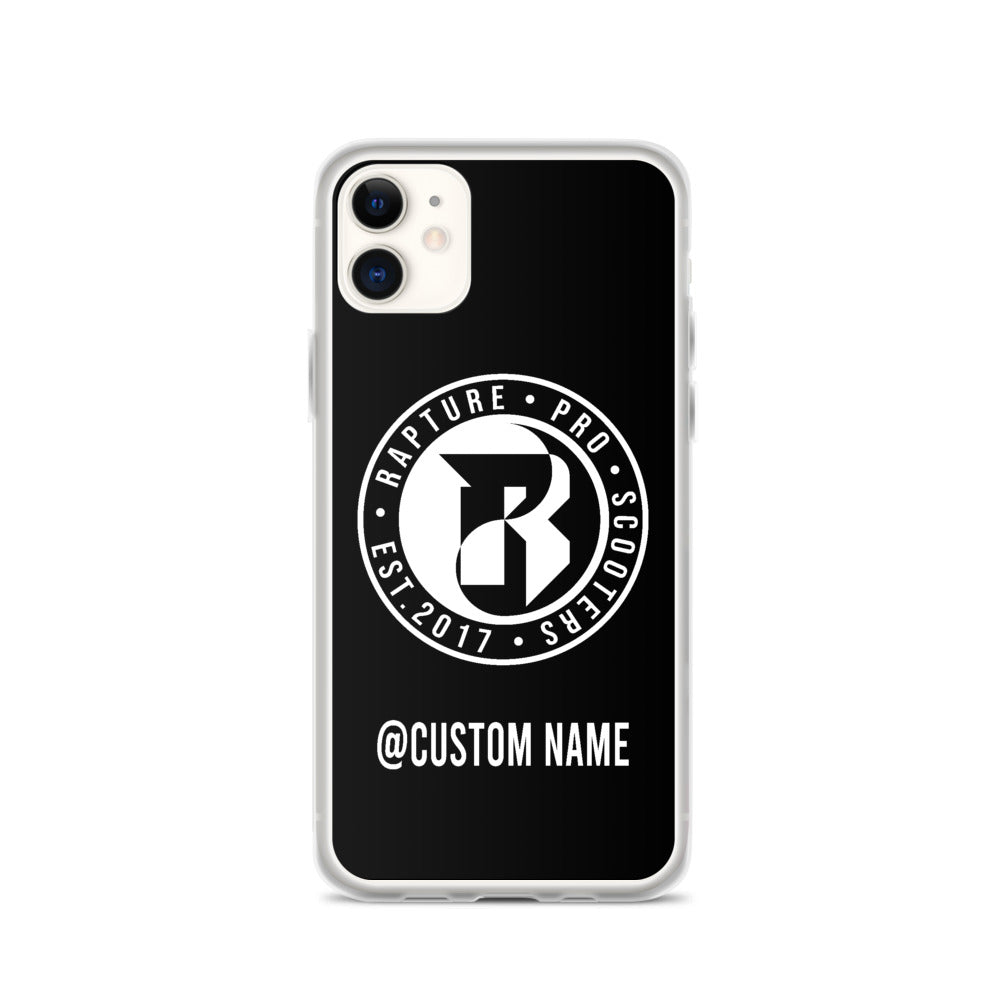Rapture Custom Name iPhone Case (Black)
