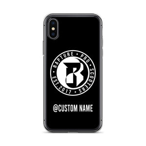 Rapture Custom Name iPhone Case (Black)